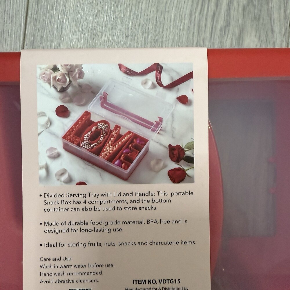 "LOVE" Snackle Box - Bento Box Great For Celebrations! - Picture 7 of 8